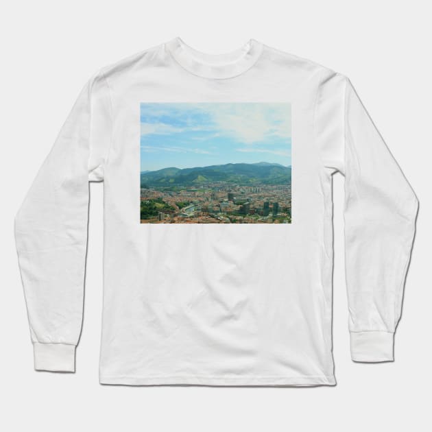 Valley of Bilbao Long Sleeve T-Shirt by ally1021